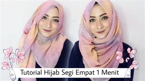 tutorial hijab segi empat simple pilihan bersosialcom