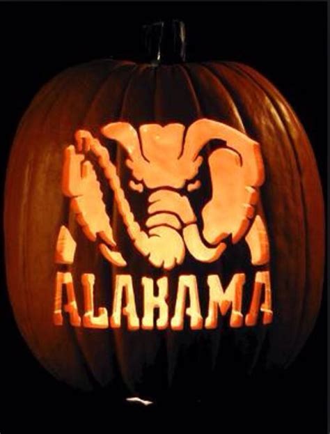 Alabama Roll Tide pumpkin | Pumpkin carving, Carving, Alabama roll tide