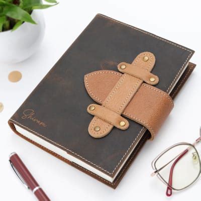 Buy/Send Signature Statement Personalized Leather Diary Online | IGP ...
