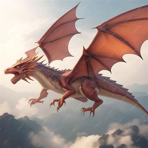 Premium Photo | Flying dragon
