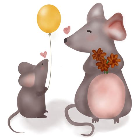 rats cute family so happy 27582184 PNG