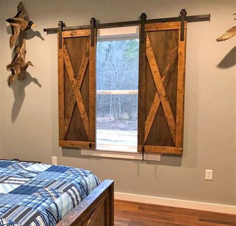 Barn Door Window Treatments