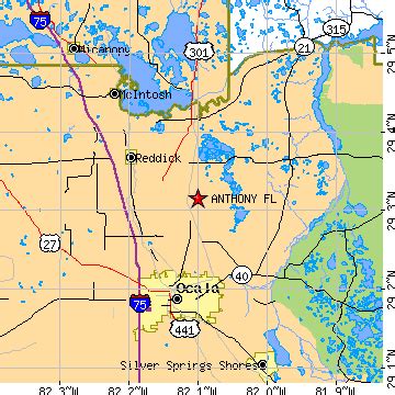 Anthony, Florida (FL) ~ population data, races, housing & economy