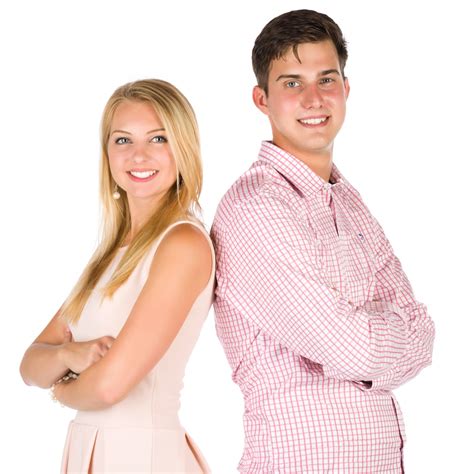 young couple isolated  stock photo public domain pictures