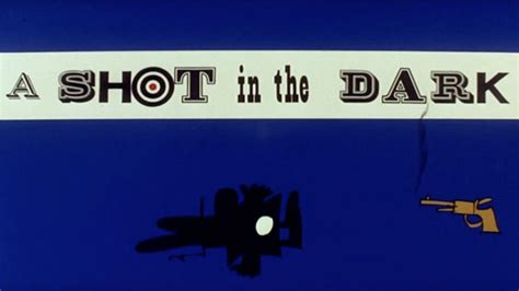 A Shot in the Dark (1964) — Art of the Title