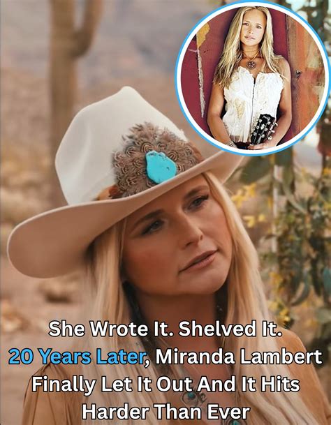 Sarita - She wrote it in 2005. It sat untouched for nearly two decades