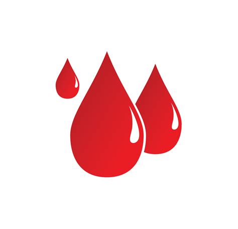 Red blood drop, icon in flat design. 4934515 Vector Art at Vecteezy