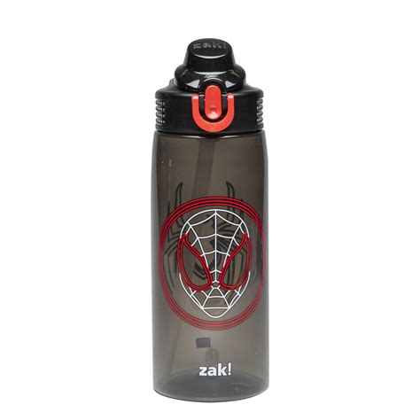 Zak Designs Marvel Spider-Man Sage Water Bottle For School or Travel