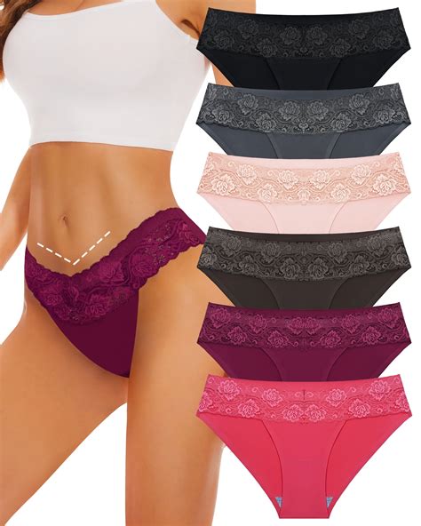 sunm boutique cheeky lace underwear  women  pack high cut seamless