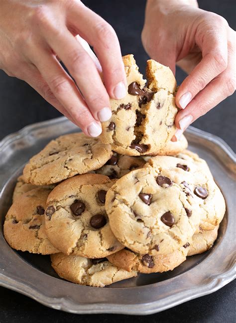 Gluten Free Chocolate Chip Cookies | Thick & Chewy