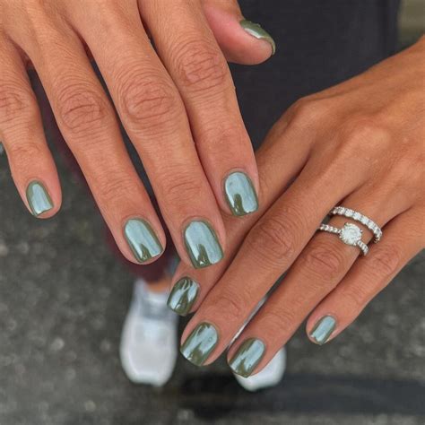 22 Beautiful Olive Green Nail Designs to Try: Nature's Palette - 160grams