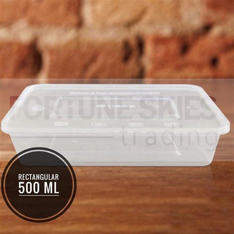 ibox ml rectangular microwavable container  pcs shopee philippines