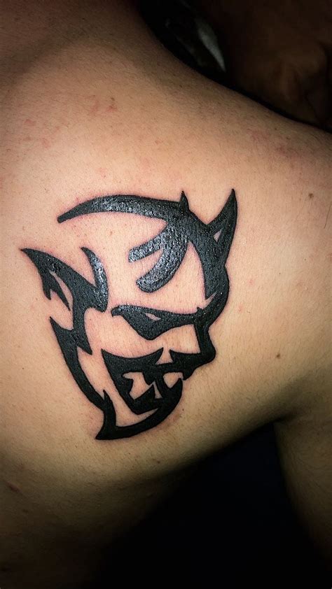 Challenger Dodge SRT Demon Logo Tattoo!!! | SRT Hellcat Forum
