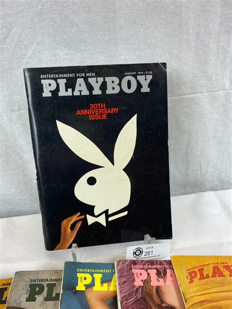 12 Copies Of 1974 Playboy Magazines