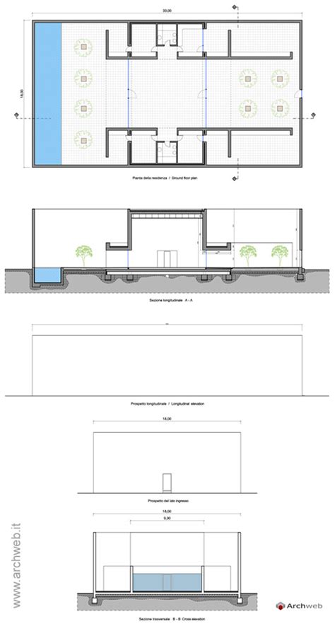 guerrero house dwg progetto   campo baeza