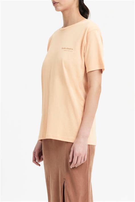 Shop Nude Classics Tee in Melon | Nude Lucy