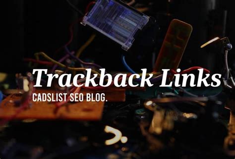 trackback links cadslist