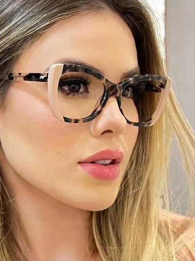 Котешко око Синя светлина, блокираща рамка за оптични очила Компютърна ...