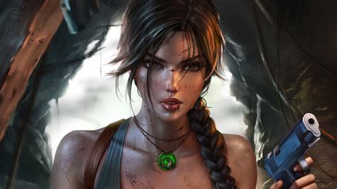 Lara Croft Tomb Raider Fantasy 4k, HD Games, 4k Wallpapers, Images