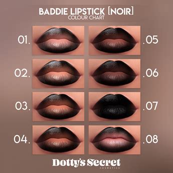 Second Life Marketplace - Dotty's Secret - Baddie - Satin Lipstick ...