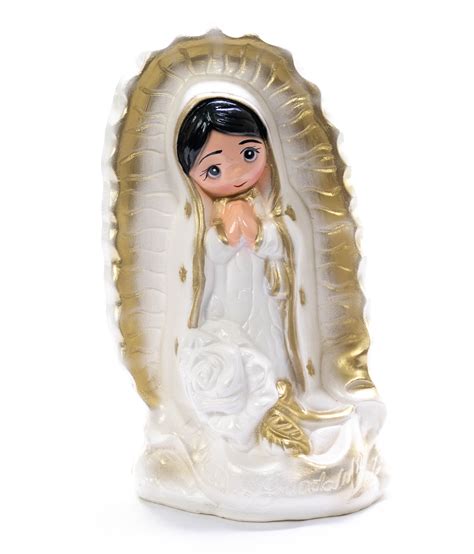 Alcancia - Virgen Blanco/Dorado – Dulceria Socami