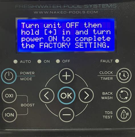 Resetting Your Naked System – Naked Pools Help Center