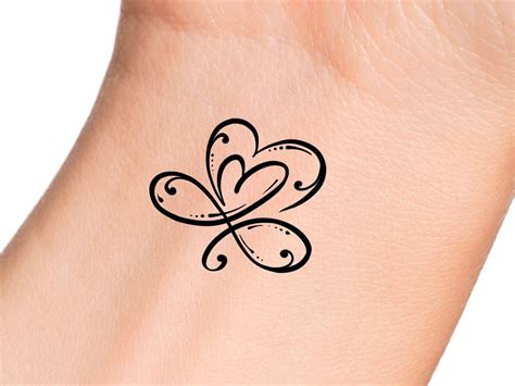 Swirly Heart Tattoos