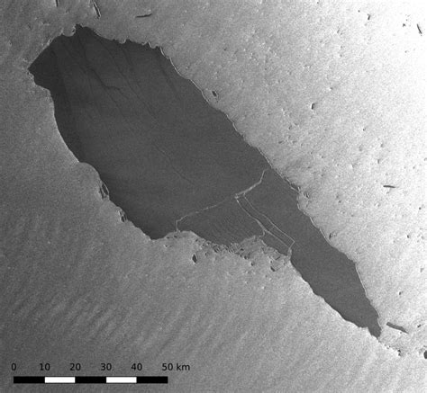 giant iceberg aa shatters  large fragments bbc news