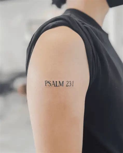 45+ Psalms 23 Tattoo Ideas To Bring You Closer To God!