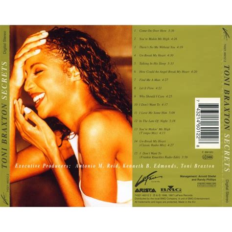 secrets  toni braxton cd  coolnote ref