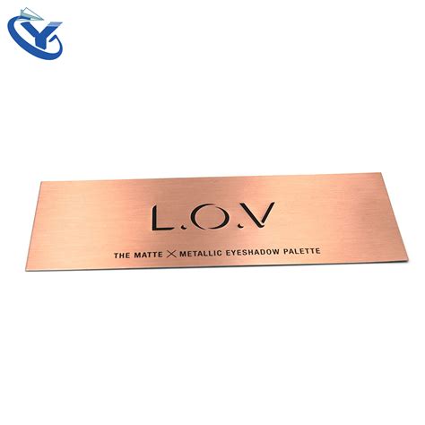 Aluminum Metal Perfume and Wine Bottle Label - China Aluminum Label and