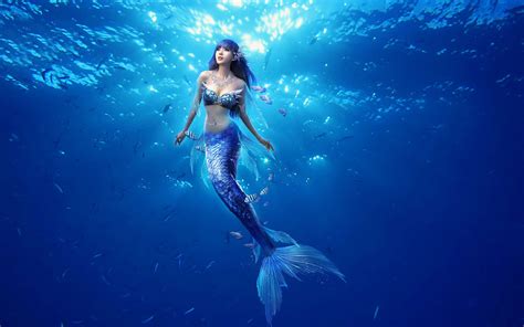 Mermaid Desktop Wallpapers - Wallpaper, High Definition, High Quality ...