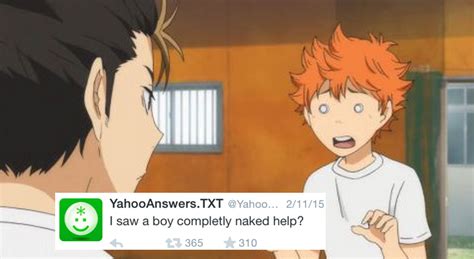 ᕦ(ò_óˇ)ᕤ , yahoo answers txt: haikyuu!! edition (X)