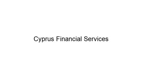 cyprus financial services