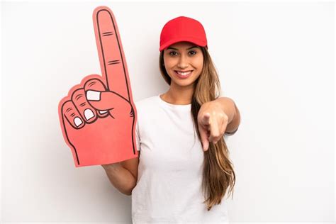 Premium Photo | Pointing at camera choosing you