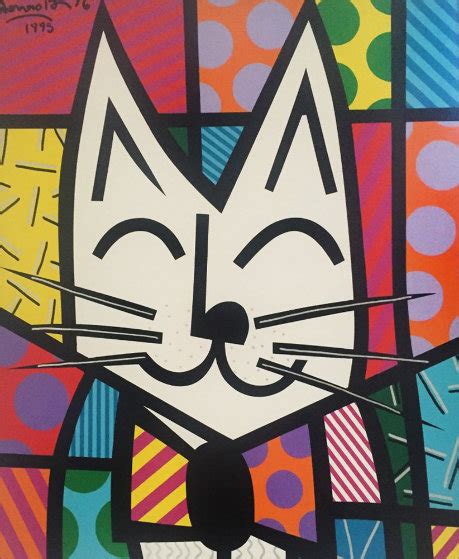 Cat 1993 40x36 by Romero Britto - For Sale on Art Brokerage