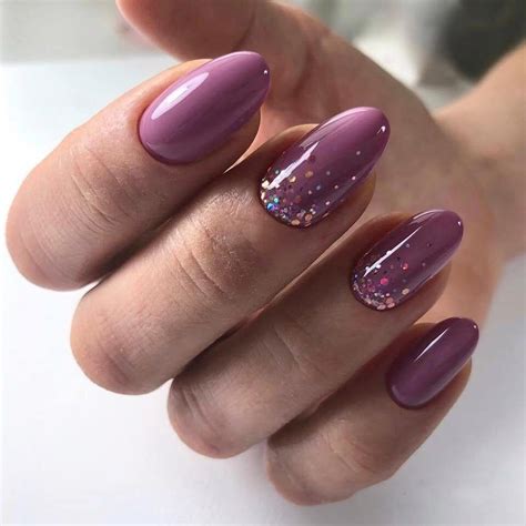 Маникюр - дизайн ногтей — Разное | OK.RU | Purple nails, Gel nail ...