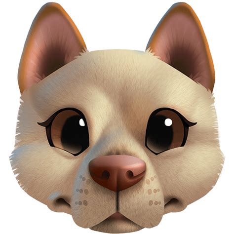 🐶 Dog Face on Twitter Emoji Stickers 13.1