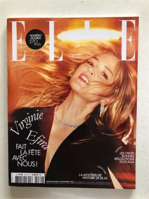 french fashion magazine elle   du  decembre  virginie