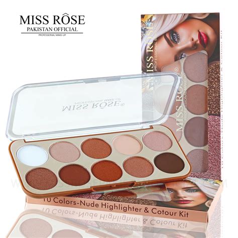10 Color Nude-Highlighter & Contour Kit – MISSROSE PAKISTAN OFFICIAL