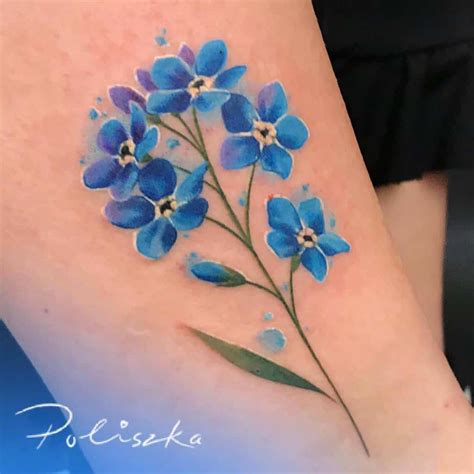 Forget Me Not Flowers Tattoo Designs | Best Flower Site