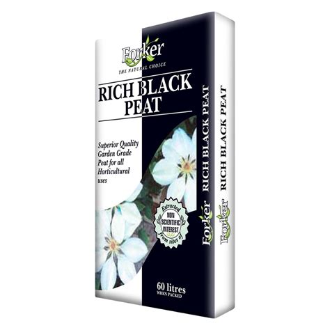 rich black peat forker garden products