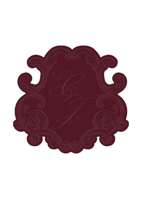 fully custom wedding invitation suite bespoke crest monogram
