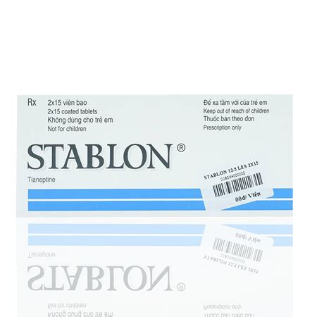 Stablon 12.5mg Tablet 10'S - Medicine Centre & Medicine Center