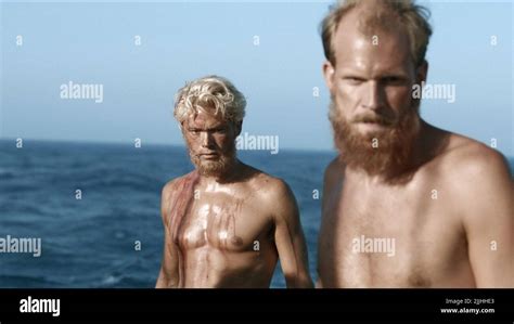 GUSTAF SKARSGARD, JAKOB OFTEBRO, KON-TIKI, 2012 Stock Photo - Alamy