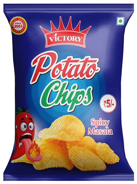 Spicy Potato Chips Blue – Victory Snacks