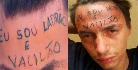 Eu Sou Ladrão E Vacilão - Lembra do rapaz que teve a testa tatuada ‘ladrão e vacilão’? Atualmente ...