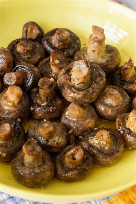 Crockpot Mushrooms - Brooklyn Farm Girl