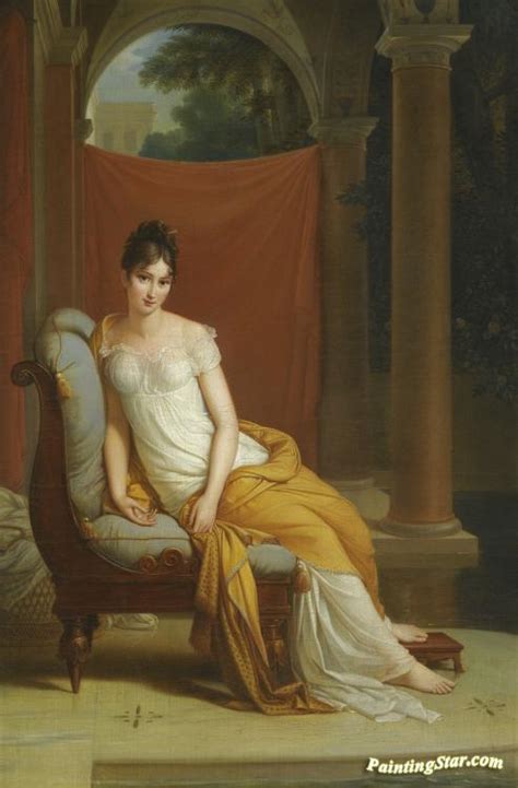 Portrait Of Madame Recamier Artwork By François Gérard Oil Painting ...