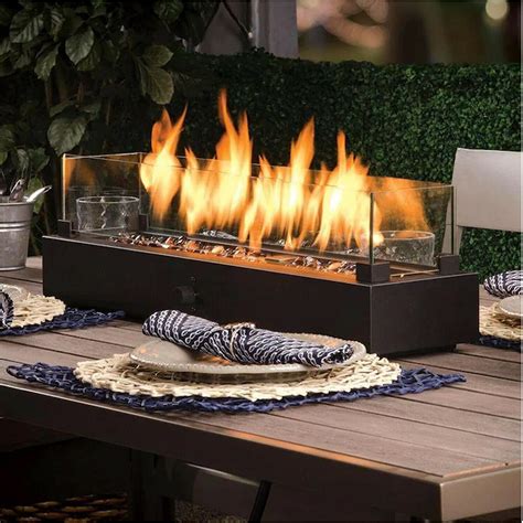 Tabletop Gas Fire Pit Patio Table Top Propane